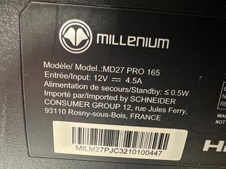 Monitor Millenium 27'' Negro curvo