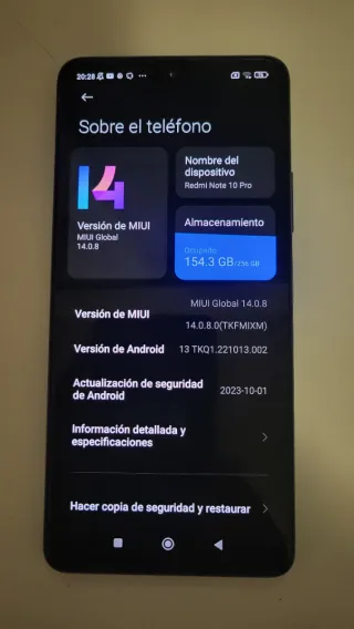 Xiaomi Redmi Note 10 Pro Plata