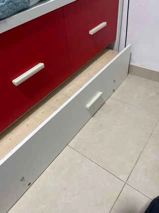 Cama nido con 4 cajones grandes y otra cama abajo