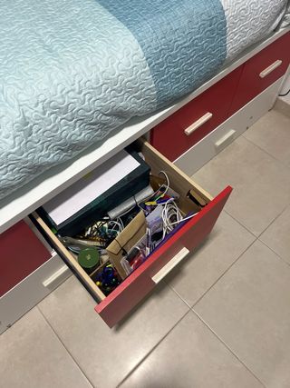 Cama nido con 4 cajones grandes y otra cama abajo