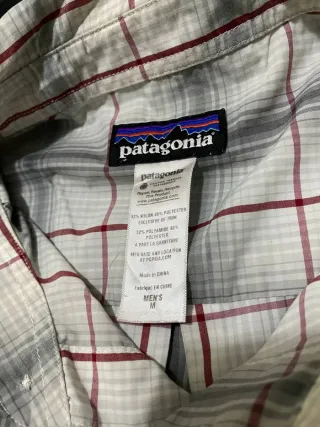Camicia a quadri Patagonia uomo