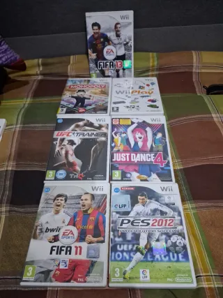 Pack Videojuegos Wii: FIFA, PES, UFC, Monopoly