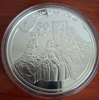 CINCUENTIN FNMT 2008 VELAZQUEZ MONEDA 50 € RARA