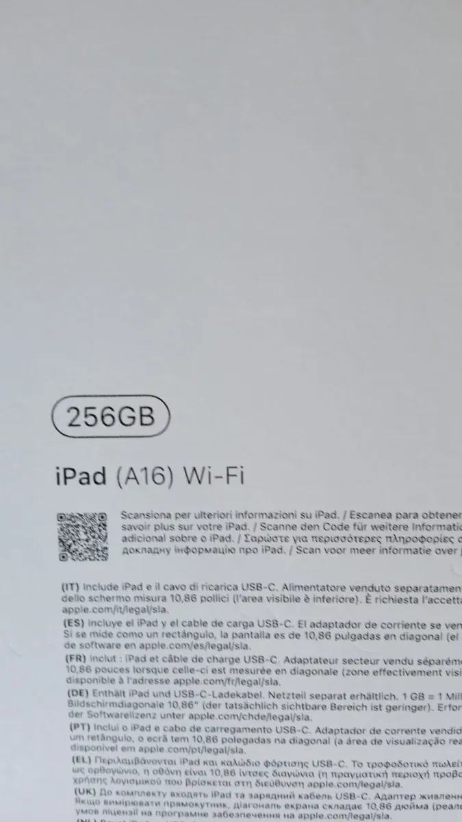 Apple iPad 11ª gen 256GB afbeelding 2