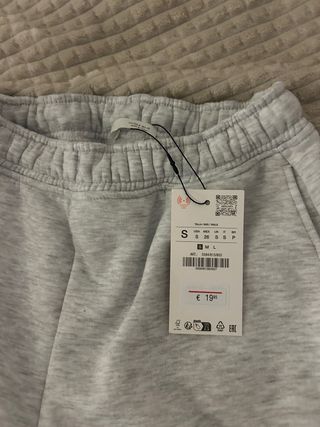 Pantalón de chándal Zara gris