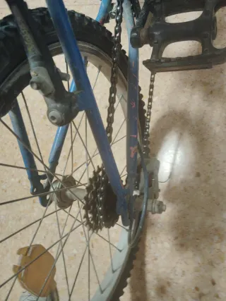 Bicicleta infantil azul