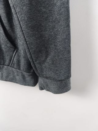 Adidas Core 18 Fleece Hoodie - Dark Grey Heather -