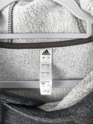 Adidas Core 18 Fleece Hoodie - Dark Grey Heather -