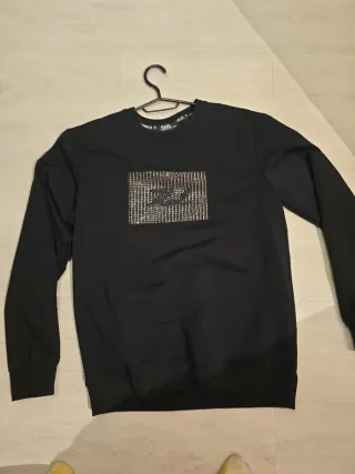 Jersey Karl Lagerfeld Negro con Brillo