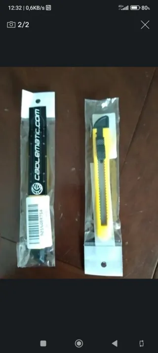 Cúter nuevo a estrenar