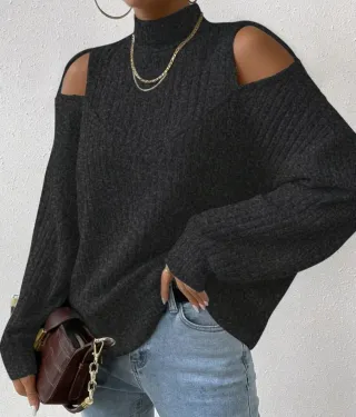 Jersey Negro Mujer Talla Única