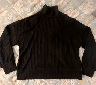 Jersey Negro Mujer Talla Única