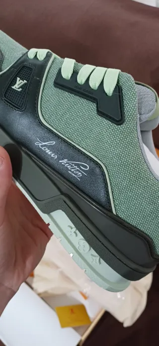 Louis Vuitton Classic Trainer Gris/Verde
