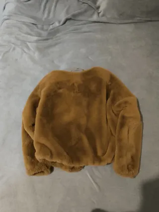 Chaqueta peluche marrón
