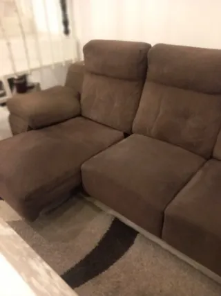 Sofá 3 plazas extensible con USB