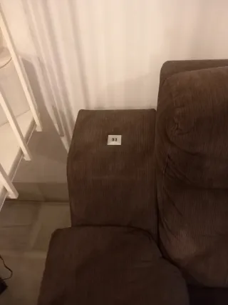 Sofá 3 plazas extensible con USB