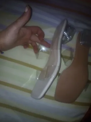 Sandalias transparentes talla 41