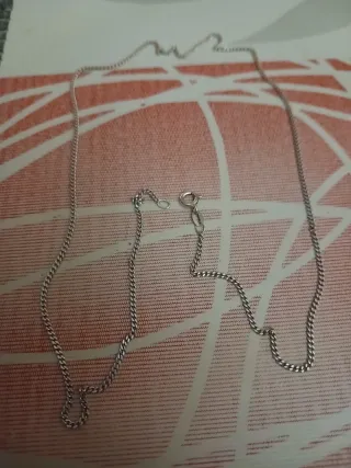 Cadena fina plata 50cm