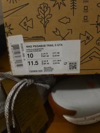 Nike Pegasus Trail GORE-TEX Gris Naranja