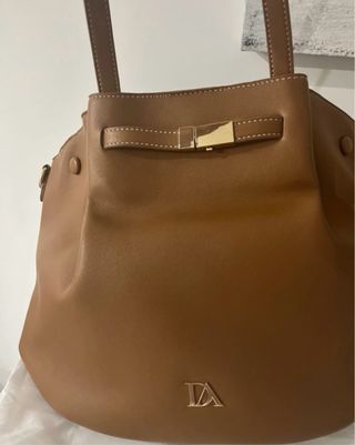 2 Bolsos Don Algodón Piel Marrón Originales