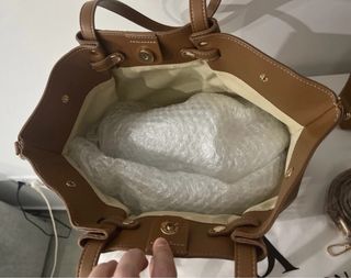 2 Bolsos Don Algodón Piel Marrón Originales