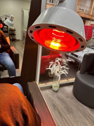 Lámpara infrarroja brazo flexible 275W masajes