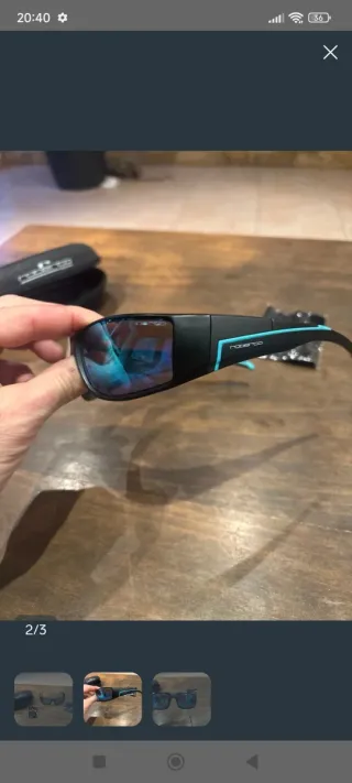 Gafas de sol Roberto sunglasses negras y azules