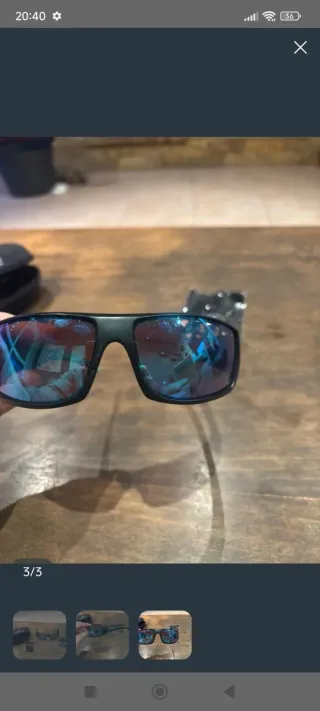 Gafas de sol Roberto sunglasses negras y azules