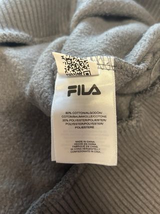 Sudadera Fila Gris Talla S