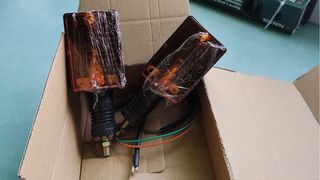 Intermitentes ámbar para moto