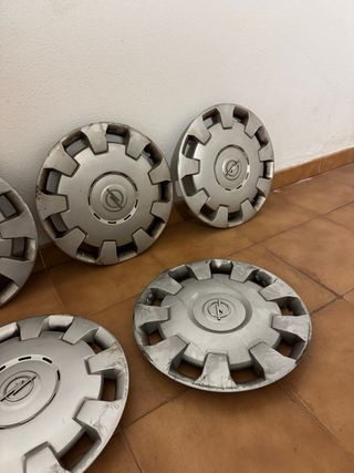 7 Tapacubos Opel 15 Originales