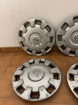 7 Tapacubos Opel 15 Originales