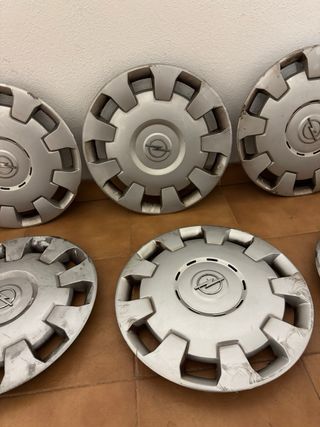 7 Tapacubos Opel 15 Originales