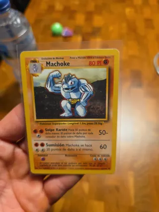 Machoke Base Set Pokémon Card