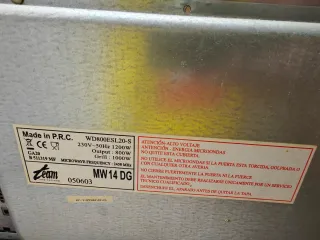 Microondas Acero Inoxidable