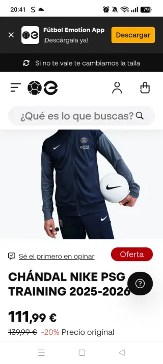 Chándal Nike PSG Training 2025-2026