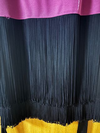 Vestido flecos