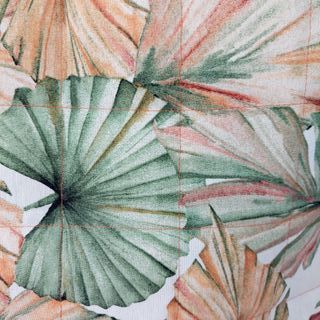 Bolso Tote (handmade) estampado de hojas