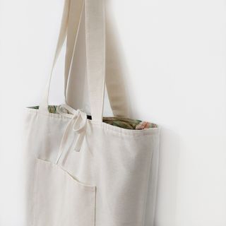 Bolso Tote (handmade) estampado de hojas