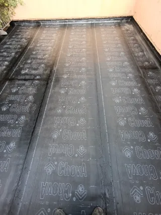 Impermeabilización, instalacion de tela asfáltica