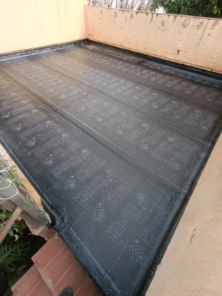 Impermeabilización, instalacion de tela asfáltica