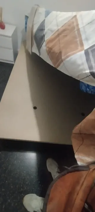 Cama de matrimonio colchón + somier tapizado