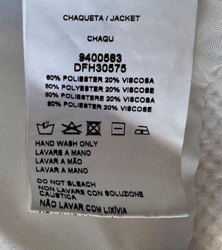 Chaqueta torera Daniella crema talla L