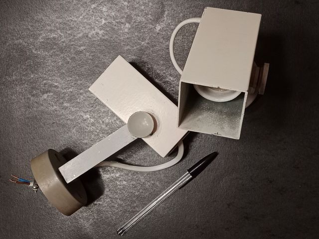 Pareja apliques rotaflex años 50 vintage mid centu