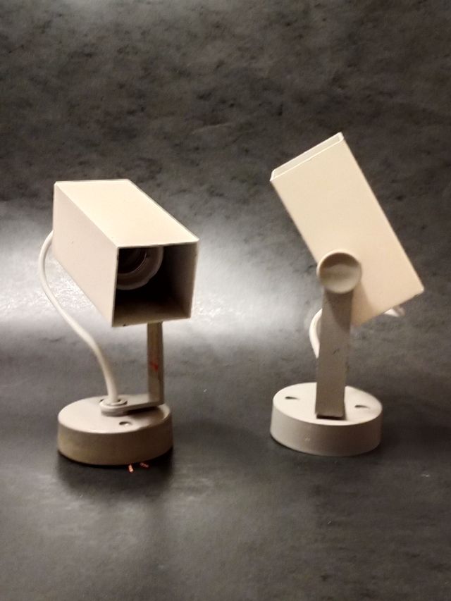 Pareja apliques rotaflex años 50 vintage mid centu