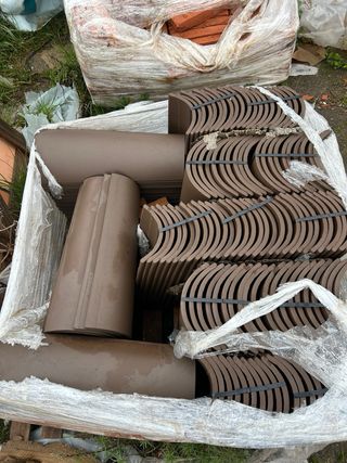 Teja curva oscura 160 unidades