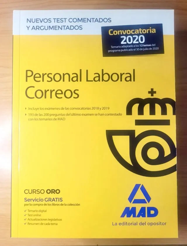 Libros de Correos Oposición. Nuevos