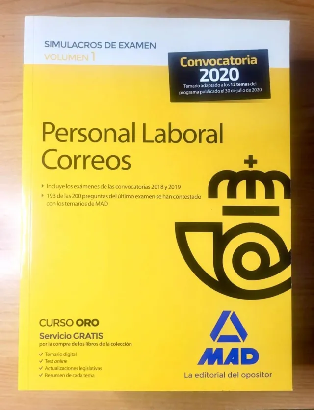 Libros de Correos Oposición. Nuevos