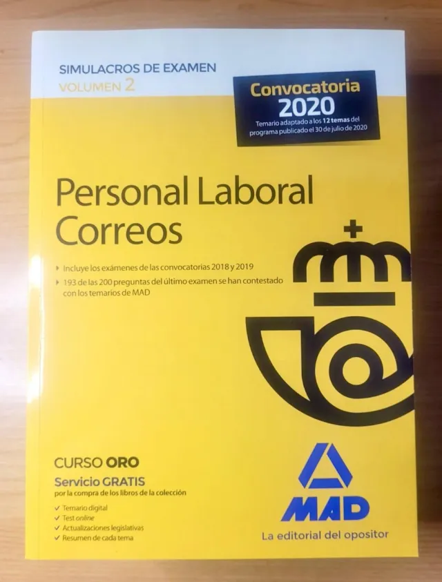 Libros de Correos Oposición. Nuevos