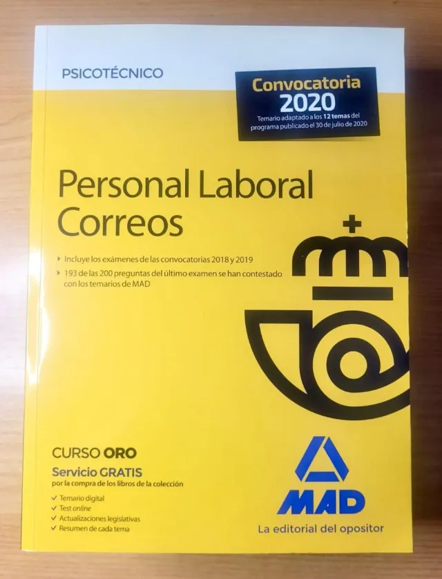 Libros de Correos Oposición. Nuevos